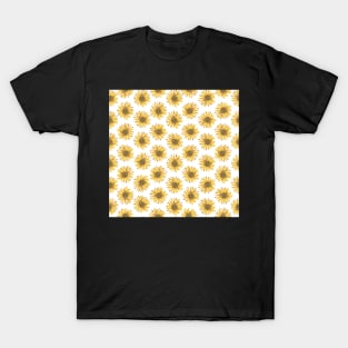 Field of lemony yellow sunflowers T-Shirt